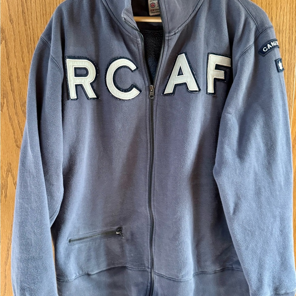 Men's RCAF Military Style Jacket - Gray NWOT
